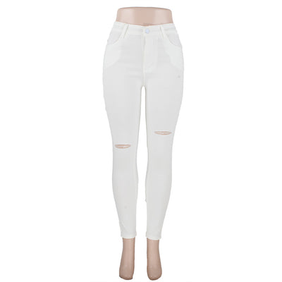 White Distressed Jeans - Fashion 5