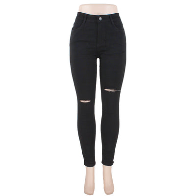 Black Distressed Jeans - Fashion 5