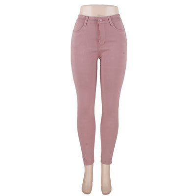 Pink Stretchy Jeans - Fashion 5